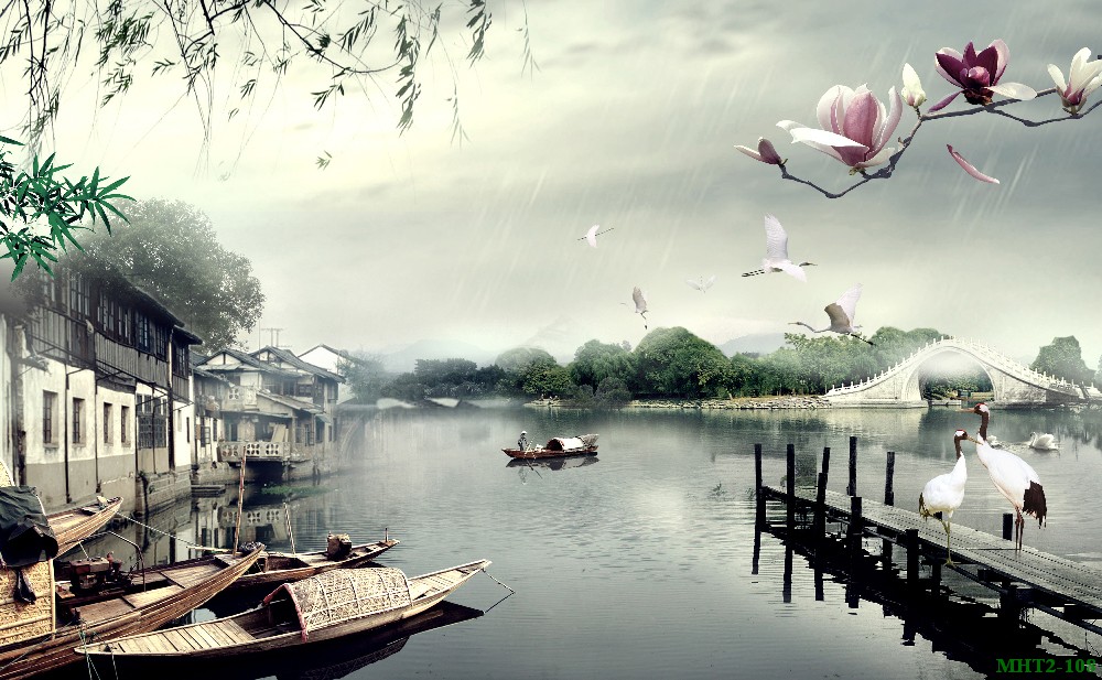 Phong cảnh sơn thủy hữu tình MHT2-108